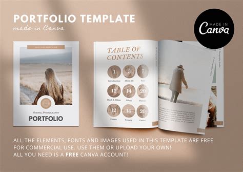 22 Pages Photography Portfolio Template Made In Canva 1057812 Canva