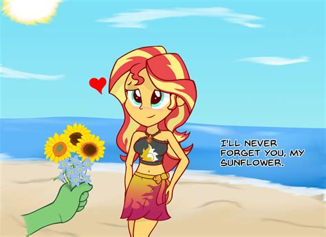 Sunset Shimmer Belly Button Tickle