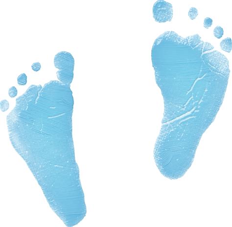 Download Baby Footprints Png Blue Baby Footprint Png Full Size Png