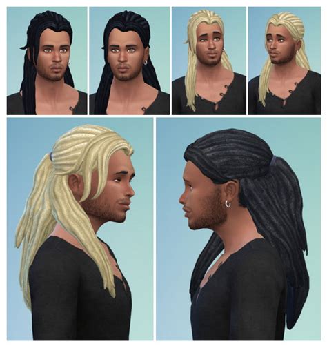 Bobbys Long Dreads The Sims 4 Catalog