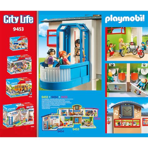 Playmobil® Konstruktions Spielset Große Schule Mit Einrichtung 9453