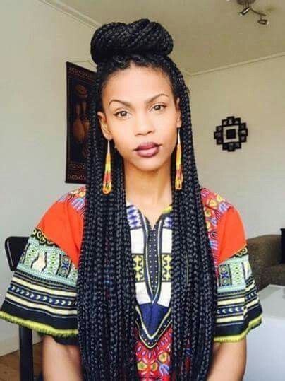 Fun Hairstyles With Box Braids You Can Try Tranças