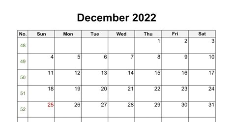 December 2022 Printable Calendar With Notes November Calendar 2022