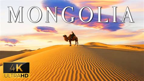 Flying Over Mongolia 4k Uhd Relaxing Music With Stunning Beautiful
