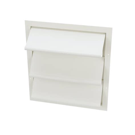 Air Vent 155 In X 1675 In White Rectangle Plastic Gable Louver Vent