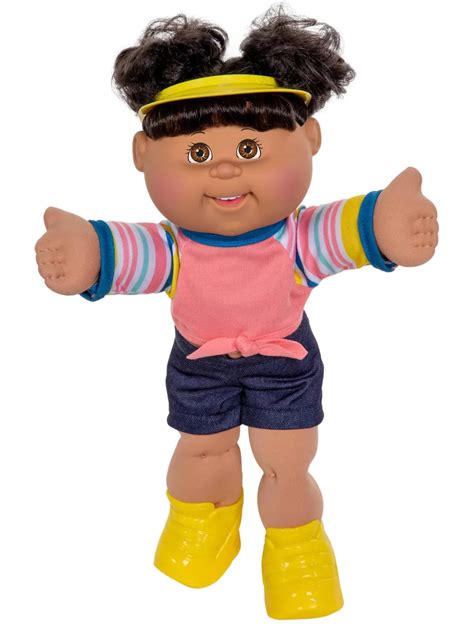 Cabbage Patch Kids 14 Inch Sporty Girl Doll Soft Sculpt