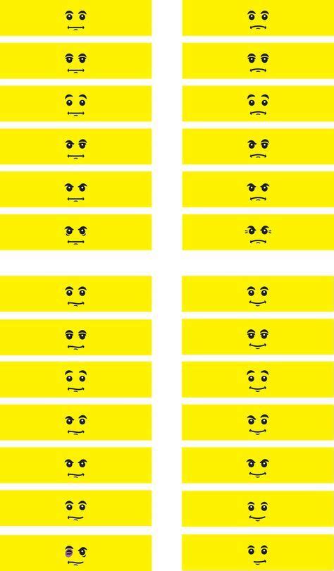 Minifigure Head Decals 130 Facial Expressions Lego Ninjago Ninjago