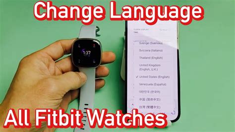All Fitbits How To Change Language Stuck In Another Language YouTube
