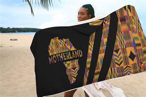 Ghana Custom Printed Kente Hooded Blanket Etsy
