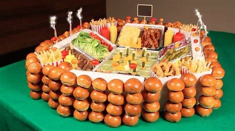 Be The Mvp Of Your Super Bowl Party By Building An Impressive Snack Stadium Featuring A Gourmet