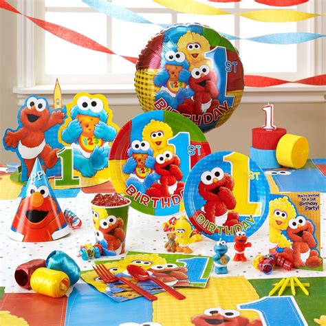 Baby Elmo 1st Birthday Party Supplies 1st Birthday Party Supplies Elmo