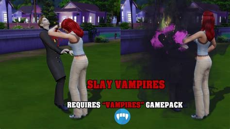 slay vampires image extreme violence mod for the sims 4 moddb