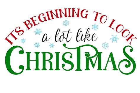 Its Beginning To Look A Lot Like Christmas Svg Christmas Iron Etsy