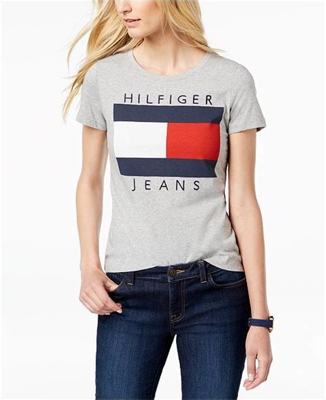 Tommy Hilfiger Cotton Embroidered Logo T Shirt Created For Macy S Macy S Tommy Hilfiger T