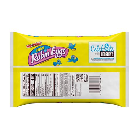 Whoppers Robin Eggs Mini Malted Milk Candy Easter 1375 Oz Bag