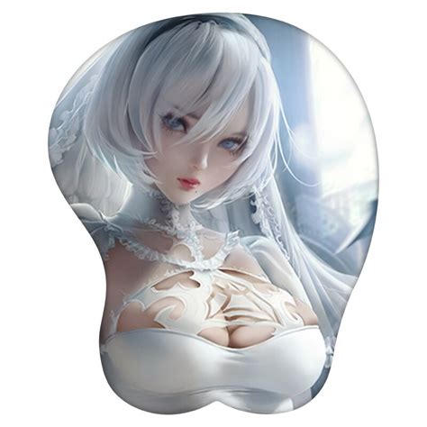 3d Mouse Pad Nier Automata 2b Anime Wrist Rest Silicone Sexy Creative K Minded