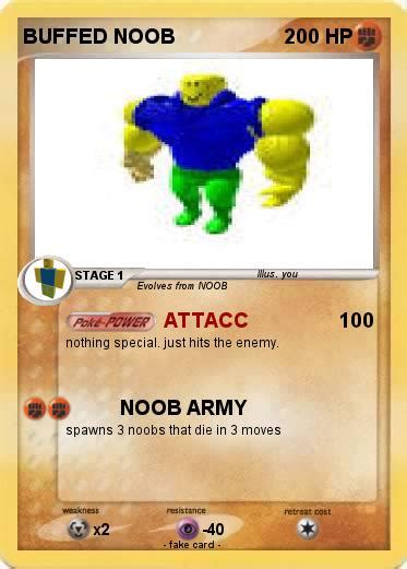 Pokémon Buffed Noob Attacc My Pokemon Card