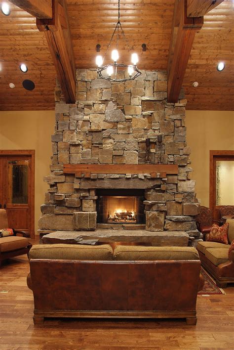 Fireplaces 29 Natural Crushed Rock Interiorexterior Decorative