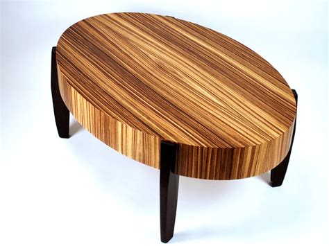 Zebrawood Center Table Madera Fina Studio Furniture