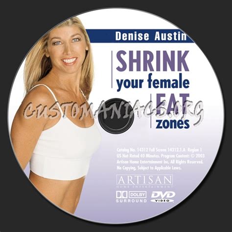 Denise Austin Shrink Your Female Fat Zones Dvd Label Dvd Covers And Labels By Customaniacs Id