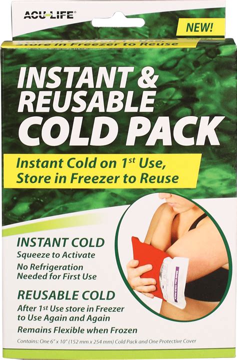 Ea1 Instant And Reusable Ice Pack 6 X 9 Reusable Ice Packs