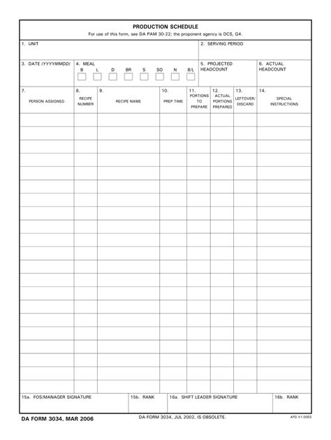 Da Form 3032 Pdf Fillable Printable Forms Free Online