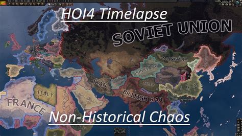 Hoi4 Timelapse 1936 To 1945 Non Historical Chaos Youtube