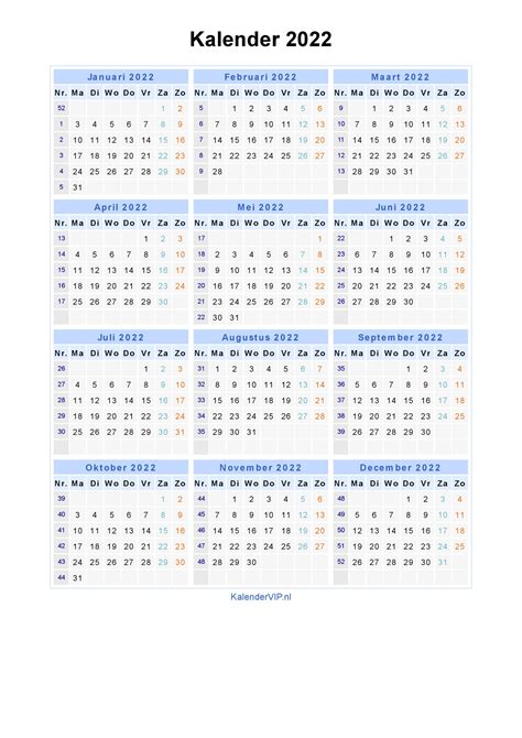 Awal pergantian tahun baru biasanya selalu di iringi dengan pergantian kalender dari tahun lama ke tahun baru. Kalender 2022 - Jaarkalender en Maandkalender 2022 met ...