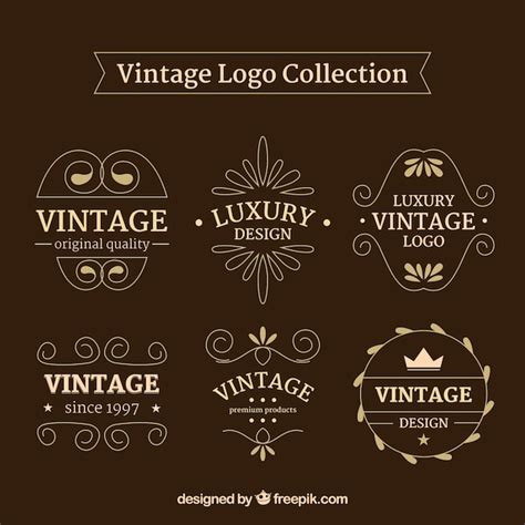 Free Vector Vintage Logotype Collection