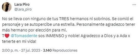 La verdad sobre la mala relación entre Fer y Tomás Dente Mejor Informado