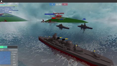 Warships Roblox Battleship Gameplay Youtube