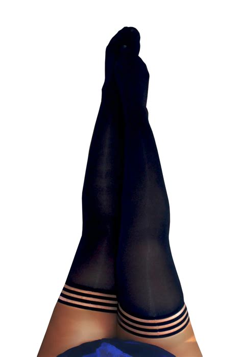 Danielle Back In Black Thigh Highs Petite To Plus Size In 2022