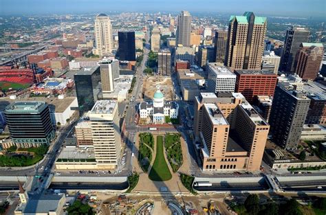 Panoramic View Of St Louis Missouri