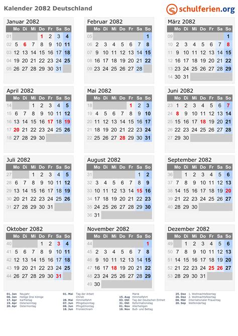 Kalender 2082