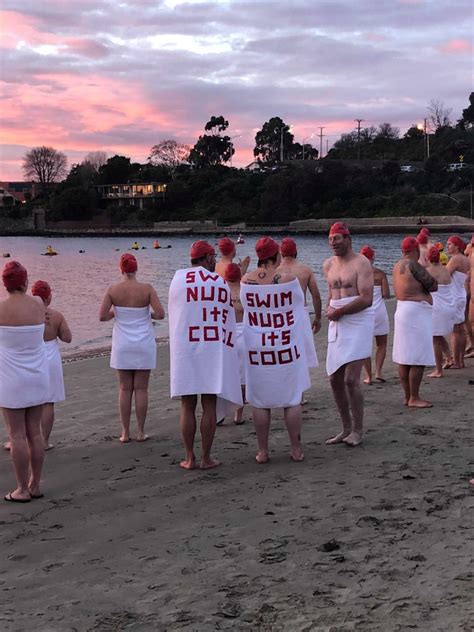 Thousands Turn Up For Tassie Dark Mofo Winter Solstice Nude Swim On
