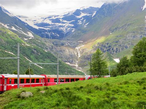 Travelphotography Bernina Express Most Spectacular Train Ride Of
