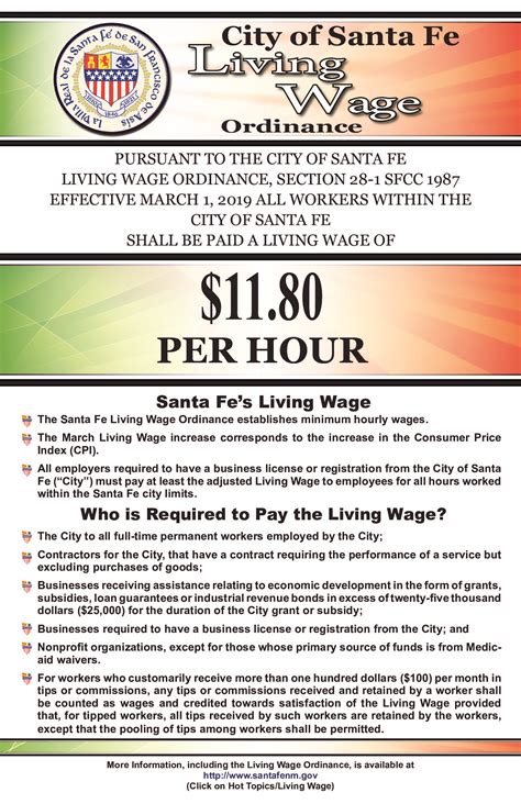 This ordinance may be cited as the labour ordinance. Free New Mexico Santa Fe Living Wage Ordinance Labor Law ...