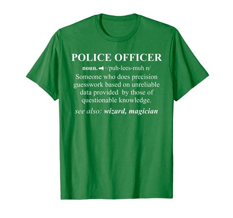 Trending Police Officer Definition Funny T Shirt Cop Law Enforcement Tees Design