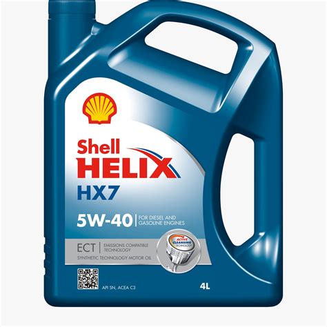 Premium products for your vehicle. Olej silnikowy - SHELL - HELIX HX7 - 5W-40 - 4L ...