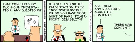 Dilbert On Powerpoint Slidegenius Presentation Agency