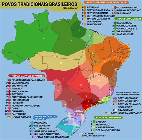 Povos Tradicionais Brasileiros Etnias Regionais Do Brasil Brasil