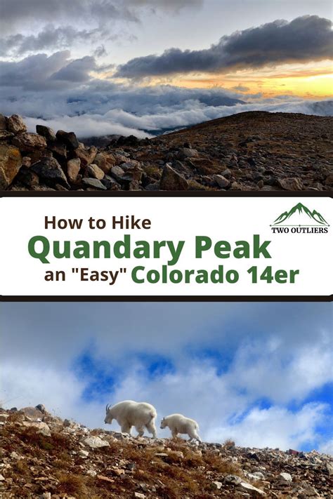 How To Hike Quandary Peak An “easy” Colorado 14er Hiking Colorado Outdoors Adventure