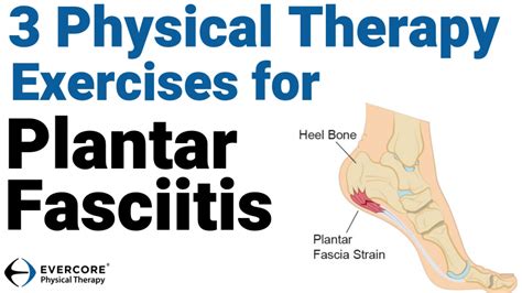 3 Physical Therapy Exercises For Plantar Fasciitis Evercore Move