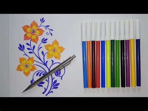 Scenery Drawing Sketch Pen - pic-flamingo