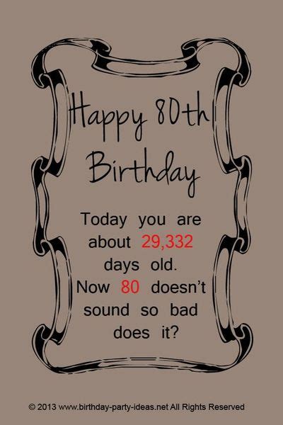 80th Birthday Poems And Quotes Quotesgram