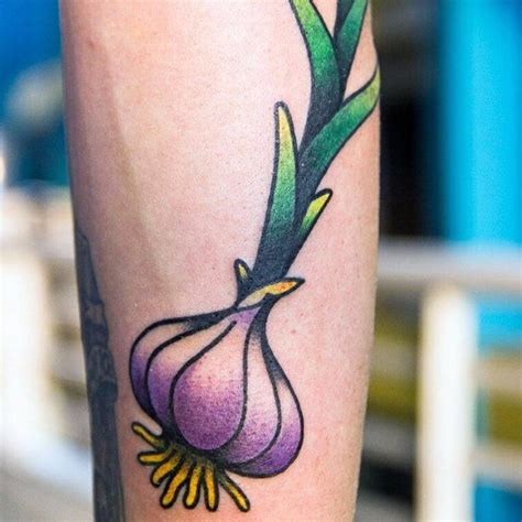 60 Garlic Tattoo Ideas For Men Garnish Designs