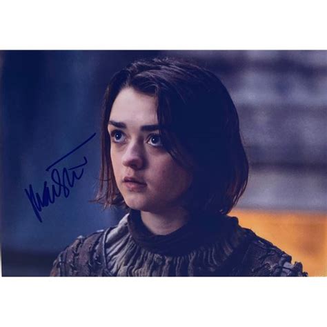 Autograph Signed Maisie Williams Photo