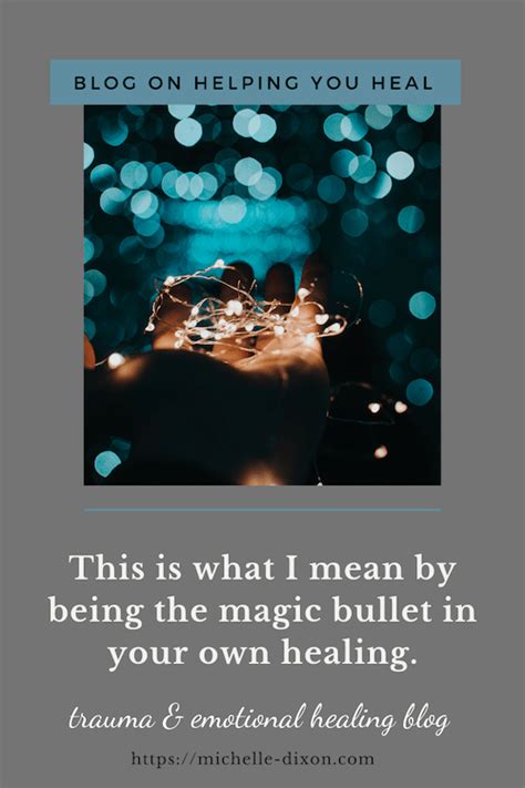Delving Into You Being The Magic Bullet Michelle Dixon