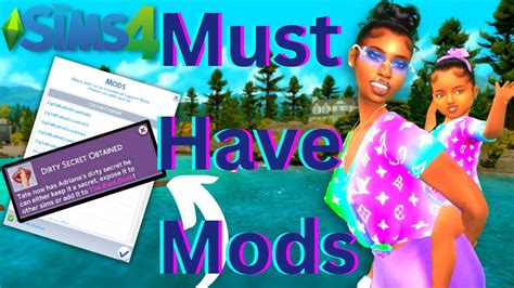 My Top 5 Must Have Mods For The Sims 4 And My Secret Cas Mod Youtube