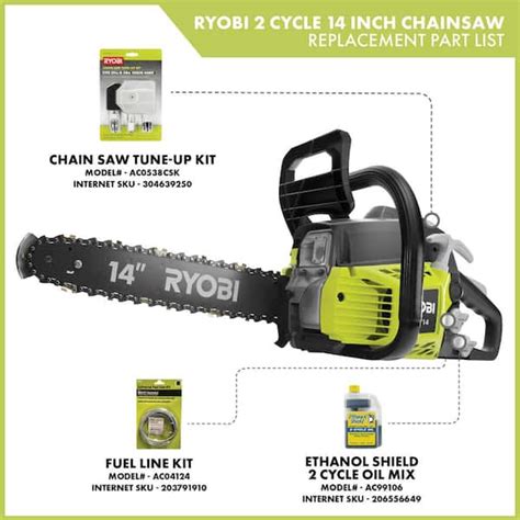 Ryobi Ry3818 18 38cc 2 Cycle Gas Chainsaw With Heavy Duty Case Lupon
